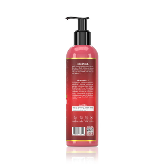 Cranberry Body Milk- For Soft Skin & Daily Hydration