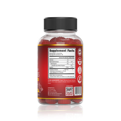 Cranberry Probiotics Gummies- Supports Urinary Tract Health