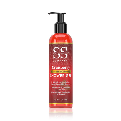 Cranberry Shower Gel- For Gentle Cleansing