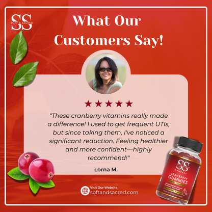 Cranberry Probiotics Gummies- Supports Urinary Tract Health