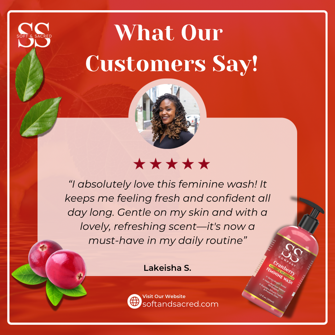Cranberry Feminine Wash- For Odor Protection & Freshness