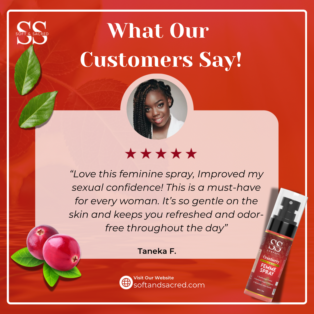 Cranberry Femme Spray- For Daily Freshness & Odor Protection