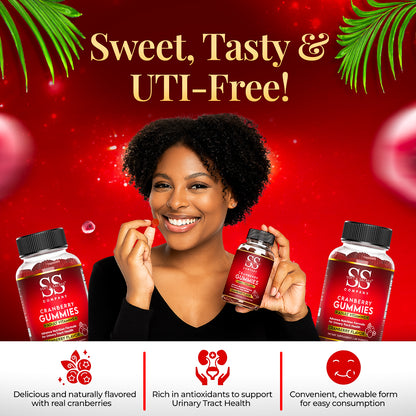 Cranberry Probiotics Gummies- Supports Urinary Tract Health